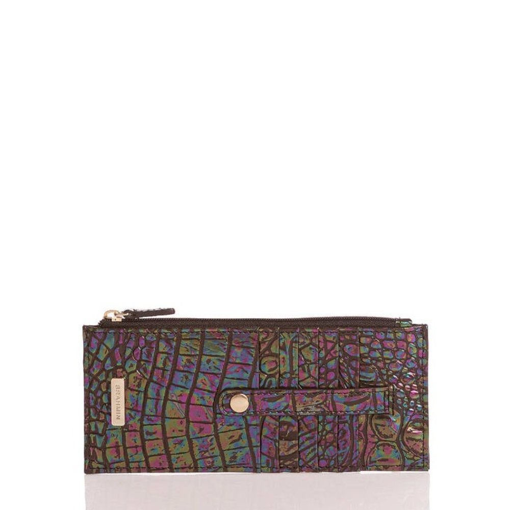 Brahmin Black Pearl CREDIT CARD WALLET PRICE FIRM